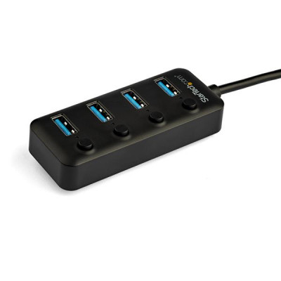 StarTech Hub - USB C 4-Port with On&#47;Off Switches