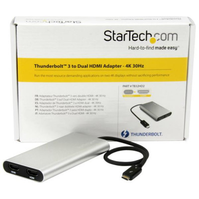 StarTech Thunderbolt 3 to Dual HDMI - 4K 60Hz