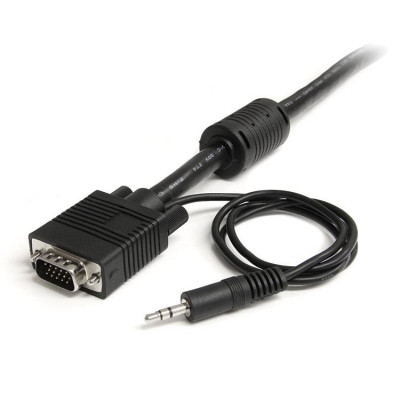 StarTech 2m High Res Monitor VGA Cable w&#47;Audio