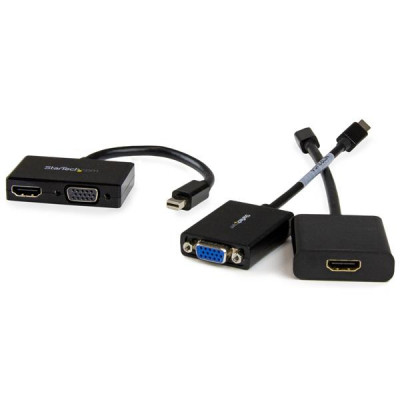 StarTech Travel A&#47;V adapter: mDP to VGA&#47;HDMI