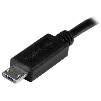 StarTech 8in Micro USB to Micro USB OTG Cable M&#47;M