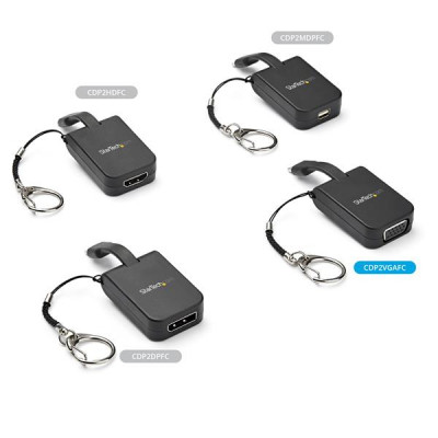 StarTech Keychain Adapter - USB C to VGA - 1080p