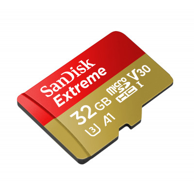 Sandisk Extreme microSDHC 32GB+SD Ad Sports Cam