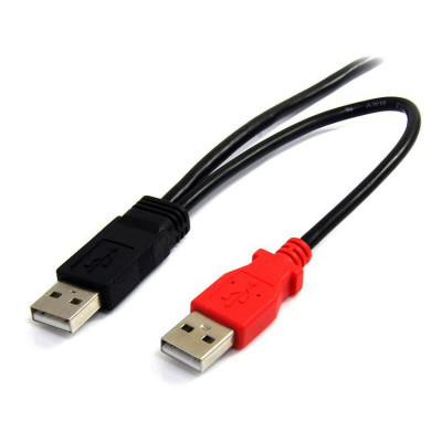 StarTech 6 ft USB Y Cable for External Hard Drive