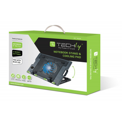 TECHLY NOTEBOOK COOLING PAD UP TO 17.3"