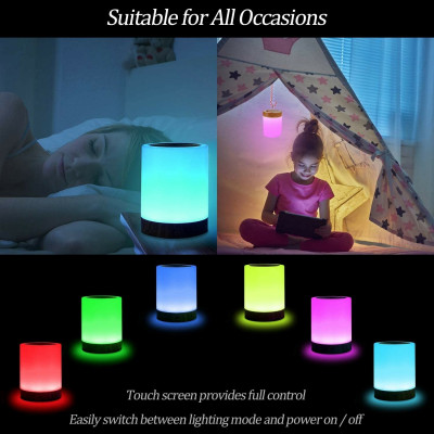 TECHLY USB SMART TOUCH LAMP 5 SELECTABLE COLORS