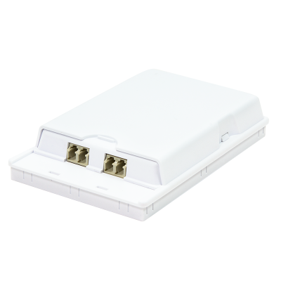 LOGILINK FTTH SURFACE MOUNT BOX, 2 PORTS, WHITE