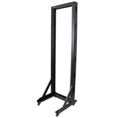 StarTech 2-Post Server Rack with Casters - 42U