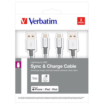 Verbatim Lightning Cable Sync &amp; Charge 1