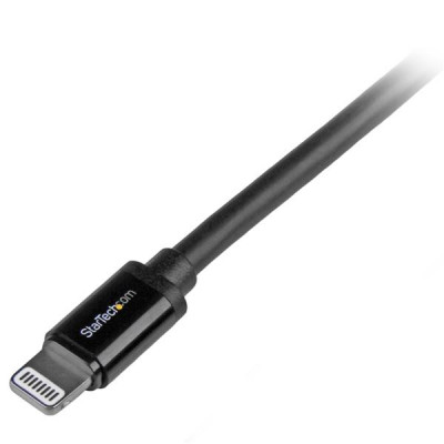 StarTech 2m Black 8-pin Lightning to USB Cable
