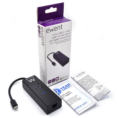 Eminent Ewent USB-C 3.2 Gen1 Hub 3 port