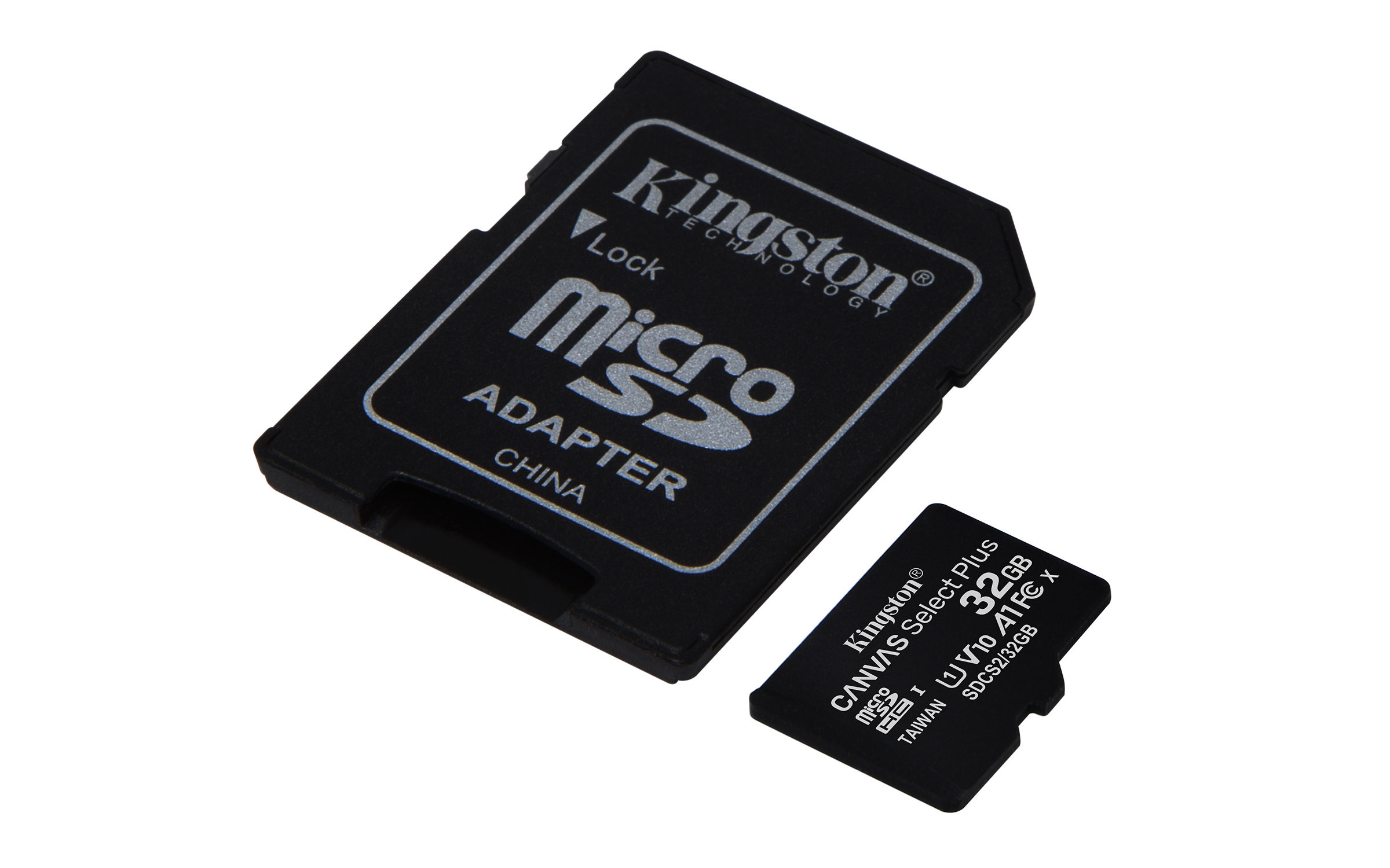 Kingston 32GB micSDHC 100R A1 C10 Card+ADP