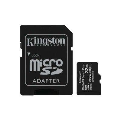 Kingston 32GB micSD Canvas Select Plus Card+ADP