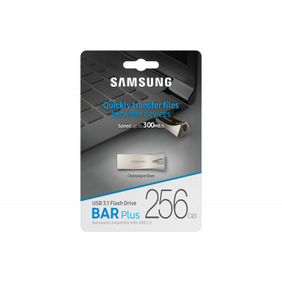 Samsung Bar USB PLUS silver 256GB