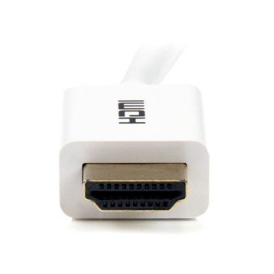 StarTech 23 ft White CL3 In-wall HDMI Cable - M&#47;M