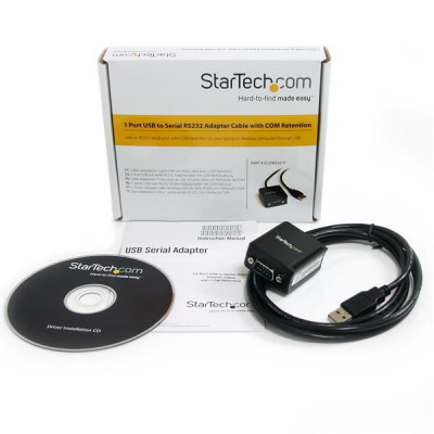 StarTech FTDI USB to Serial Adapter Cable w&#47;COM