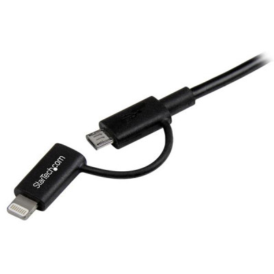 StarTech 1m Ligthning or Micro USB to USB Cable