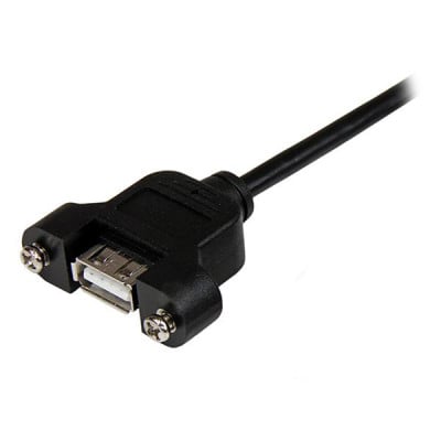 StarTech 60 cm Panel Mount USB Cable A to A - F&#47;M