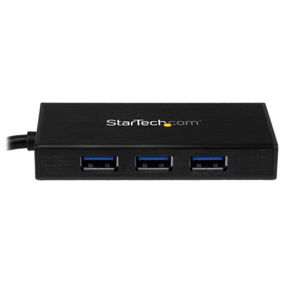 StarTech Portable USB 3.0 Hub w&#47;Gigabit Ethernet