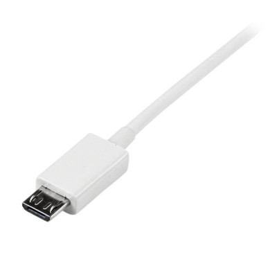 StarTech 2m White Micro USB Cable - A to Micro B
