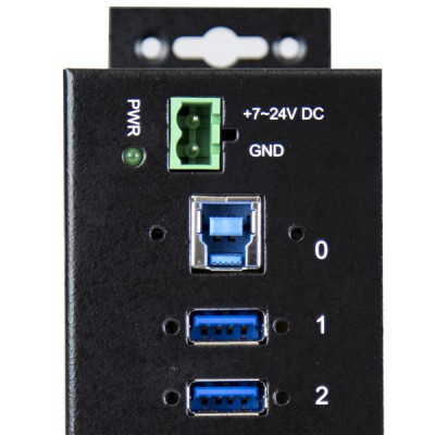 StarTech 10 Port Industrial USB 3.0 Hub - Metal