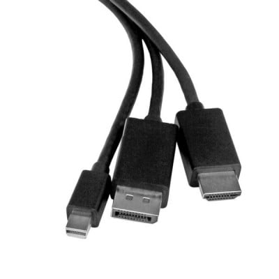 StarTech 6 ft DP Mini DP or HDMI to HDMI Adapter