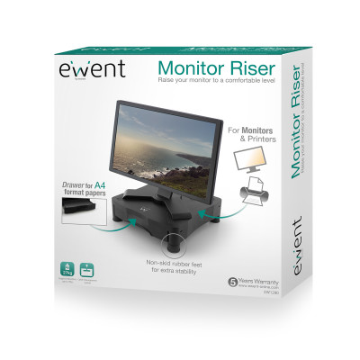 Eminent Monitor riser with drawer
