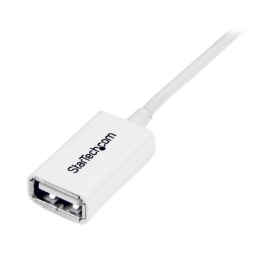 StarTech 1m White USB 2.0 Extension Cable - M&#47;F