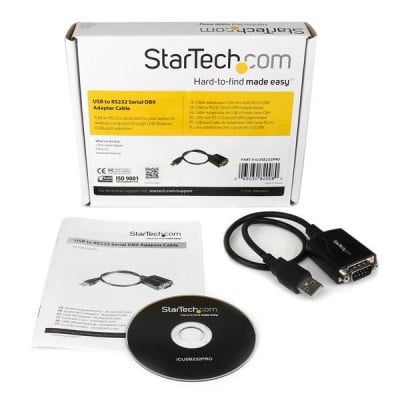 StarTech 1 ft USB to Serial DB9 Adapter Cable