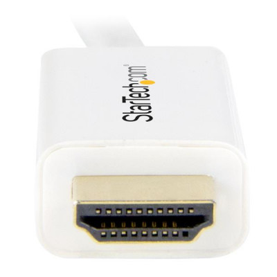 StarTech 6 ft mDP to HDMI converter cable White