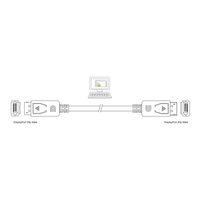 Eminent DisplayPort cable 2.0 Meter