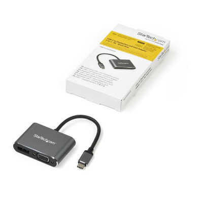 StarTech USB C Multiport Video Adapter to DP&#47;VGA