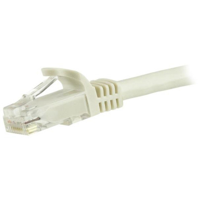 StarTech 0.5m White Snagless Cat6 Patch Cable