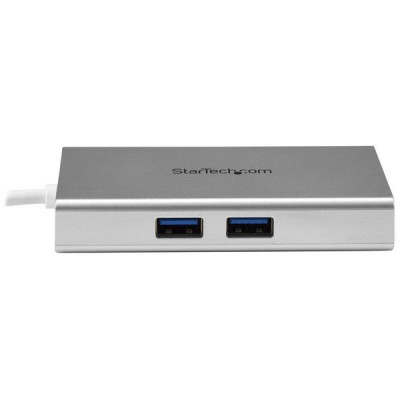 StarTech USB C Multiport Adapter - PD - Silver