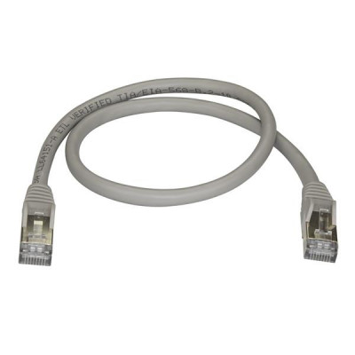 StarTech 0.5m Gray Cat6a Ethernet Cable - STP
