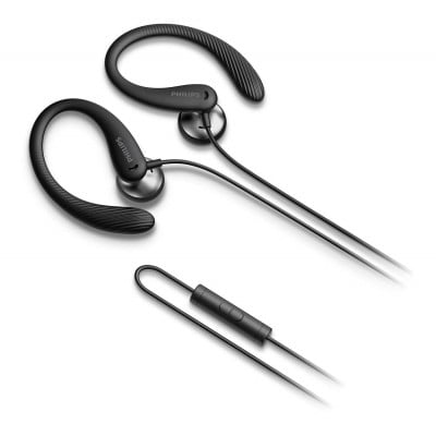Philips Flexible earhook for casual sports blac