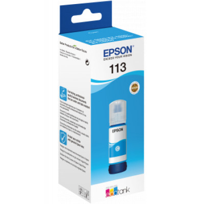 Epson Ink&#47;113 EcoTank Pigment Cyan Bottle