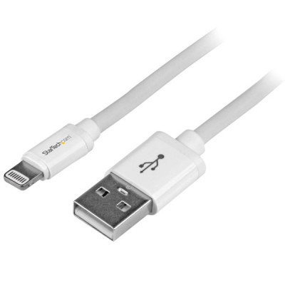 StarTech 2m White 8-pin Lightning to USB Cable