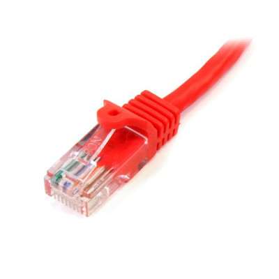 StarTech 3m Red Snagless UTP Cat5e Patch Cable