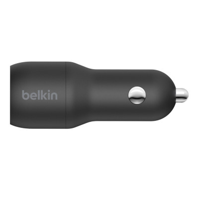 Belkin DUAL USB-A CAR CHARGER 12W X2 BLK