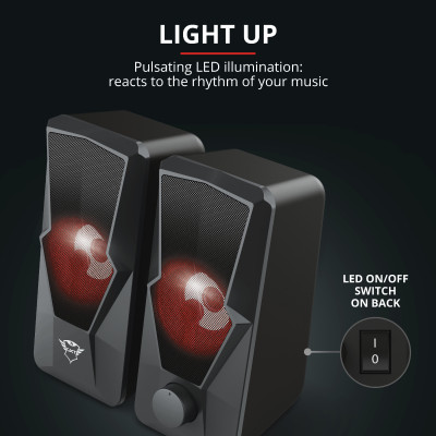 Trust GXT 610 Argus Illuminated 2.0 Speaker Set