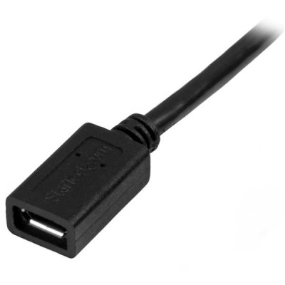 StarTech 0.5m 20in Micro-USB Extension Cable M&#47;F