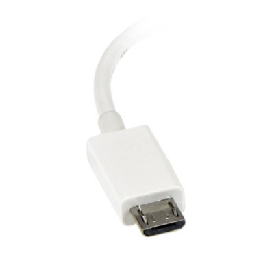 StarTech 5in White Micro USB to USB OTG Adapter
