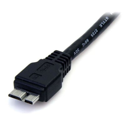 StarTech 0.5m 1.5ft Black USB 3.0 Micro B Cable