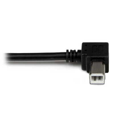 StarTech 2m USB 2.0 A to Left Angle B Cable M&#47;M
