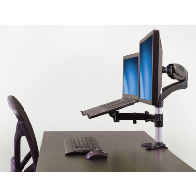 StarTech Single-Monitor Arm with Laptop Stand