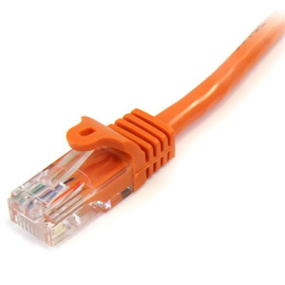 StarTech 1m Orange Snagless UTP Cat5e Patch Cable