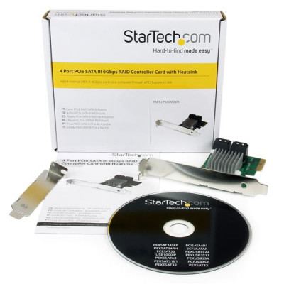 StarTech 4 Port PCIe SATA III Controller Card