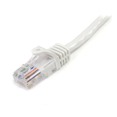 StarTech 2m White Snagless UTP Cat5e Patch Cable