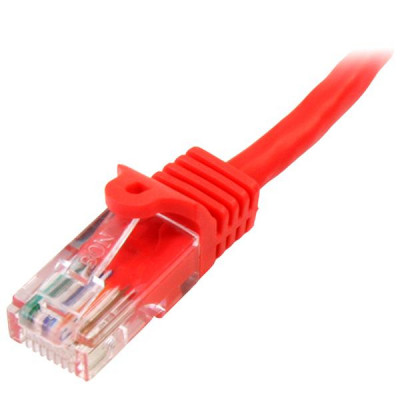 StarTech 0.5m Red Snagless Cat5e Patch Cable
